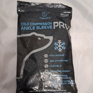TheraICE Cold Compression Ankle Sleeve XL